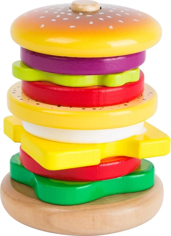 Small Foot Company Stapel Hamburger (10 Lagen) - FSC - Houten Speelgoed Vanaf 1,5 Jaar 11 Small Foot Company Stapel Hamburger (10 Lagen) - FSC - Houten Speelgoed Vanaf 1,5 Jaar - Afbeelding 9