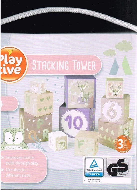Playtive Stapeltoren / Stacking Tower Met Letters En Stippen / 10 Stuks / FSC Mix / In Elkaar Te Stapelen / Verschillende Afmetingen Vanaf 1 Jaar Onder Toezicht / Om Uw Kind Stil Te Houden Maar Leerrijk / Karton 3 Playtive Stapeltoren / Stacking Tower Met Letters En Stippen / 10 Stuks / FSC Mix / In Elkaar Te Stapelen / Verschillende Afmetingen Vanaf 1 Jaar Onder Toezicht / Om Uw Kind Stil Te Houden Maar Leerrijk / Karton
