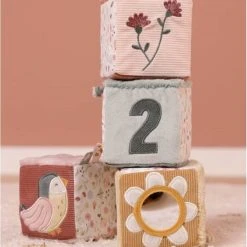 Little Dutch Zachte Blokkenset Flowers & Butterflies -Goedkope Blokken Winkel 550x771