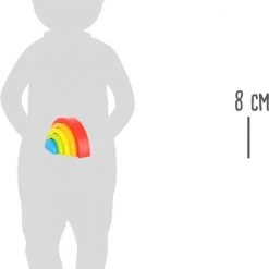 Small Foot Company Small Foot - Wooden Building Blocks Rainbow -Goedkope Blokken Winkel 550x782 1