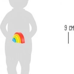 Small Foot Company Small Foot - Wooden Building Blocks Rainbow -Goedkope Blokken Winkel 550x782 2