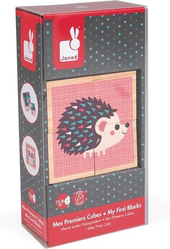 Janod Blokpuzzel Babydieren 12 Janod Blokpuzzel Babydieren - Afbeelding 10