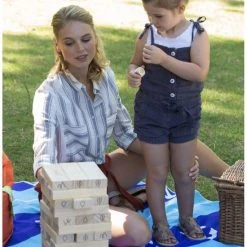 Everearth Houten Bouwtoren Blokken 38 Cm Junior Blank -Goedkope Blokken Winkel 550x808 2