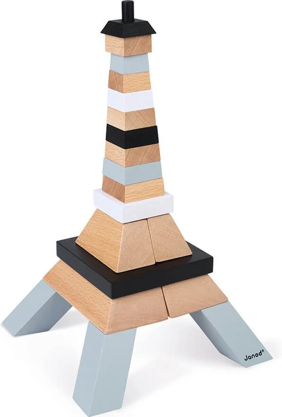 Janod Blokken - Eiffeltoren 11 Janod Blokken - Eiffeltoren - Afbeelding 9