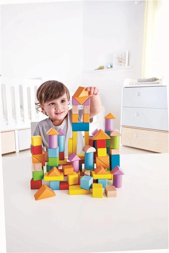 Hape Wonderful Beech Blocks - 101 Pcs 6 Hape Wonderful Beech Blocks - 101 Pcs - Afbeelding 4