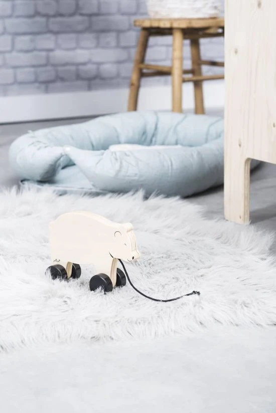 Jollein Houten Trekdier - Beertje 8 Jollein Houten Trekdier - Beertje - Afbeelding 6