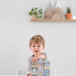 Little Dutch Stapelgeveltjes - Blue -Goedkope Blokken Winkel 550x825 24