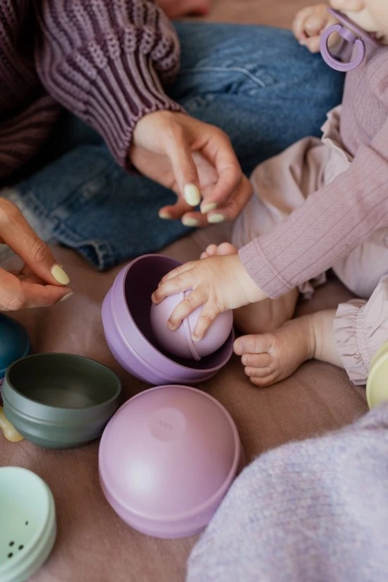 BIBS Wobble Tower - Stapeltoren - Bright Rainbow 5 BIBS Wobble Tower - Stapeltoren - Bright Rainbow - Afbeelding 3