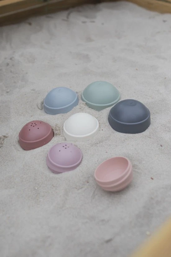 BIBS Wobble Tower - Stapeltoren - Bright Rainbow 6 BIBS Wobble Tower - Stapeltoren - Bright Rainbow - Afbeelding 4