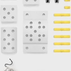 Modu Explorer Kit - Zachte Blokken- 19 Onderdelen- Speelgoed 1 -2-3 Jaar - Mega Blocks Grijs -Geel -Goedkope Blokken Winkel 550x831